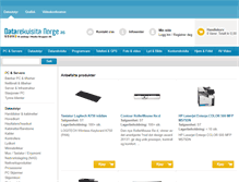 Tablet Screenshot of datarekvisita.no
